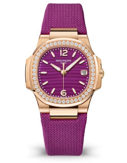 patek philippe pink face|Nautilus ref. 7010/1R.